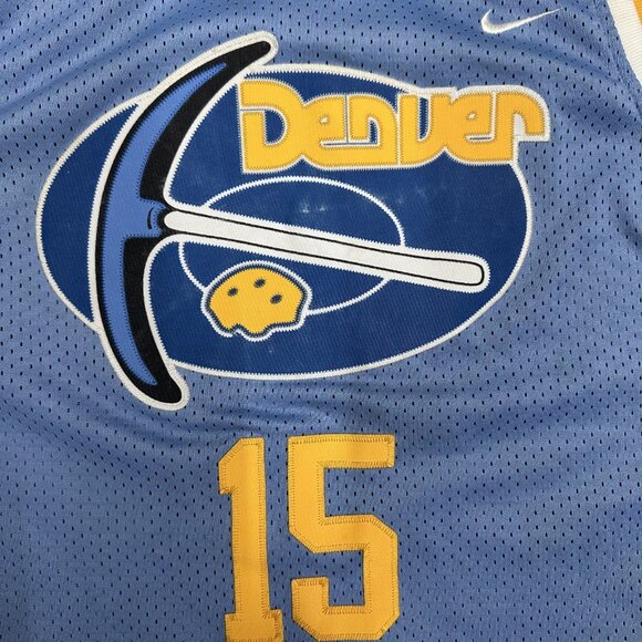 VINTAGE NBA Nike Team Carmelo Anthony Denver Nuggets Jersey Rewind #15 XL +2 - Picture 3 of 7